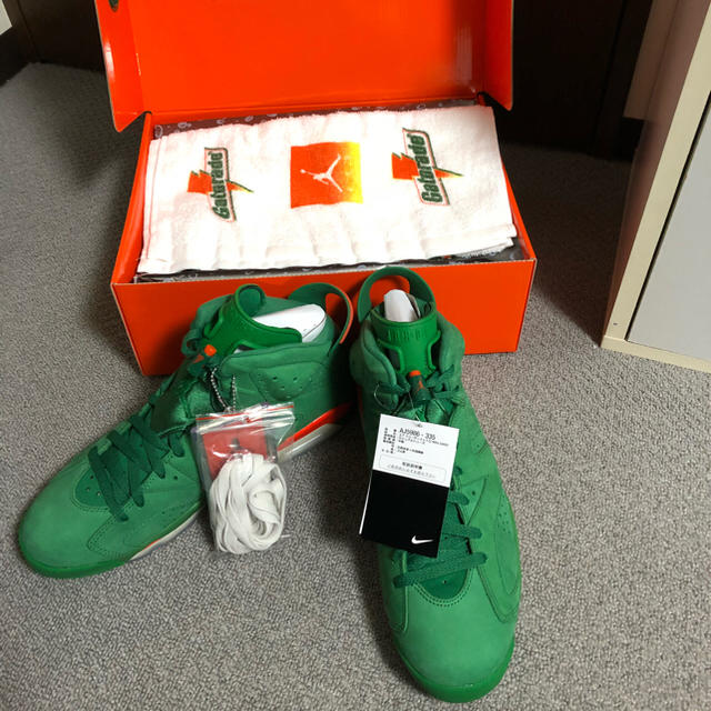 NIKE(ナイキ)のNIKE AIR JORDAN 6 GATORADE ジョーダン ゲータレード メンズの靴/シューズ(スニーカー)の商品写真