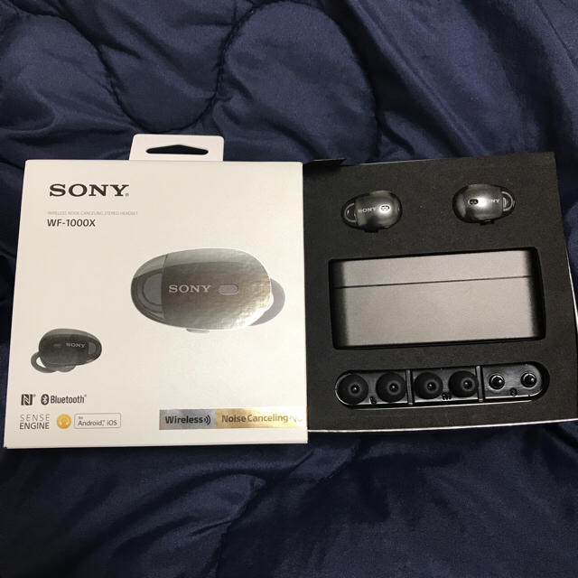 美品の通販 SONY WF-1000X ワイヤレスイヤホン ノイズキャンセリング ...