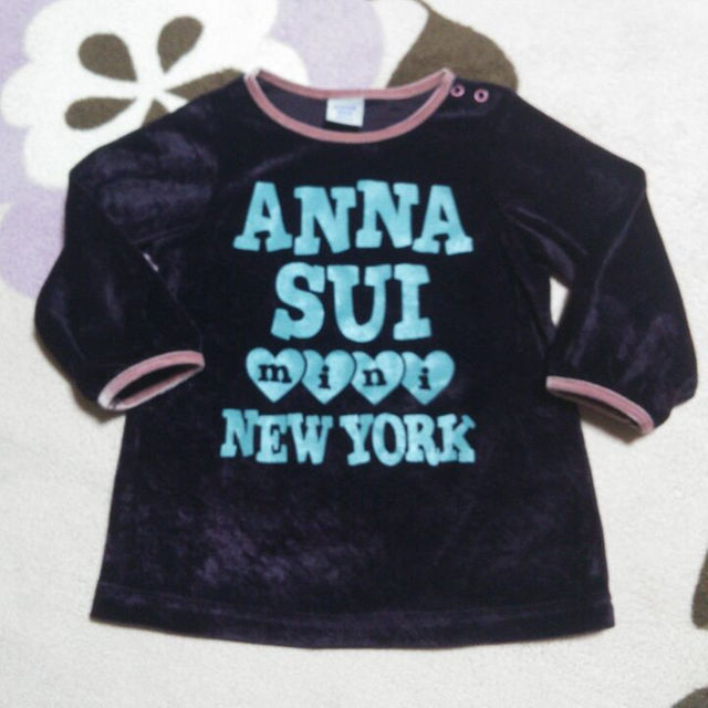 ANNA SUI mini(アナスイミニ)の《値下げ》アナスイミニ☆80  長袖シャツ キッズ/ベビー/マタニティのベビー服(~85cm)(その他)の商品写真