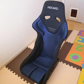 レカロ(RECARO)のレカロRS-G GK カムイブラック×グラスメッシュブルー'17+アダプタセット(汎用パーツ)