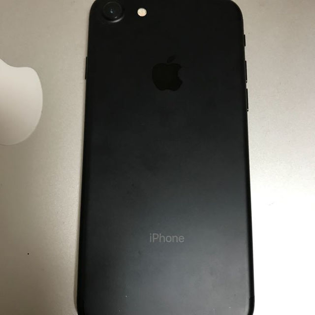 iPhone7 32GB BLACK SIMフリー端末+箱スマートフォン/携帯電話