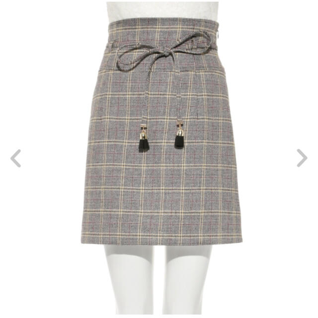 Lily Brown(リリーブラウン)のLily Brown チェック 台形スカート レディースのスカート(その他)の商品写真