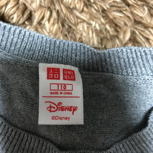 UNIQLO(ユニクロ)のミッキー セーター キッズ/ベビー/マタニティのキッズ服男の子用(90cm~)(ニット)の商品写真