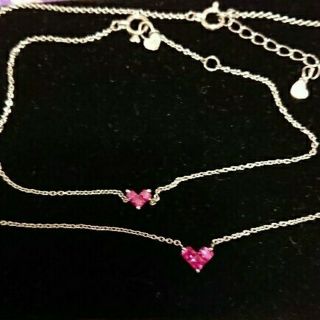 スタージュエリー(STAR JEWELRY)のミステリアスハート❤️ブレスレット❤️ネックレス❤️セット✨お値下げ✨(ネックレス)