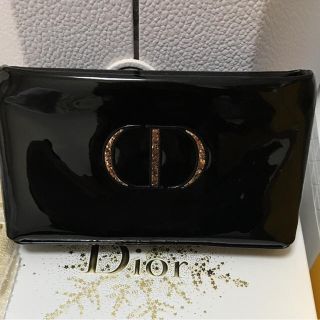 クリスチャンディオール(Christian Dior)のディオール エナメルポーチ 新品未使用(ポーチ)