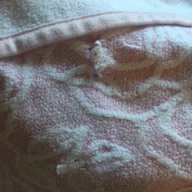 Saint Laurent(サンローラン)のYSL サンローラン タオルケット ピンク バラ 花柄 インテリア/住まい/日用品の寝具(布団)の商品写真