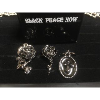 ブラックピースナウ(BLACK PEACE NOW)のBLACK PEACE NOW  薔薇と十字架のリング(リング(指輪))