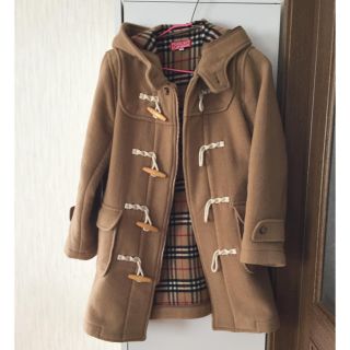 バーバリー(BURBERRY)の【タイムセール】Burberry チェック ダッフルコート ヴィンテージ 古着(ダッフルコート)