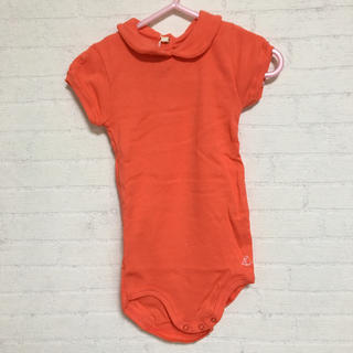 プチバトー(PETIT BATEAU)のプチバトー 半袖 ボディ 81cm(ロンパース)