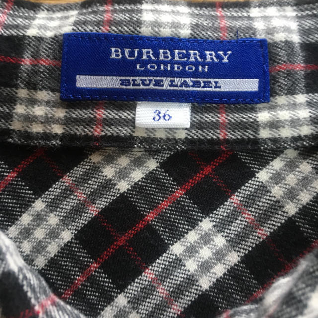 BURBERRY BLUE LABEL(バーバリーブルーレーベル)のBURBERRY BLUE LABEL ネルシャツ チュニック レディースのトップス(チュニック)の商品写真