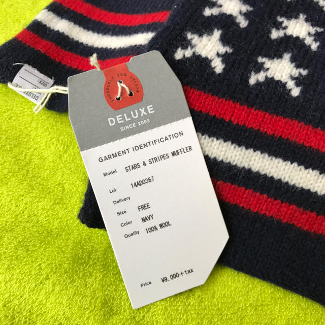 DELUXE マフラー 新品未使用 stars&stripes muffler