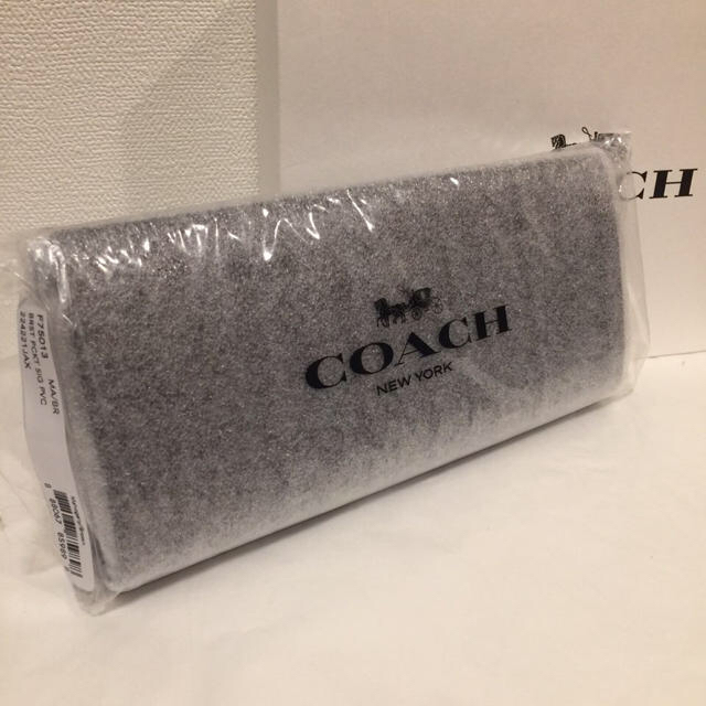 COACH - COACH コーチ メンズ 長財布 茶色 シグネチャー マホガニー