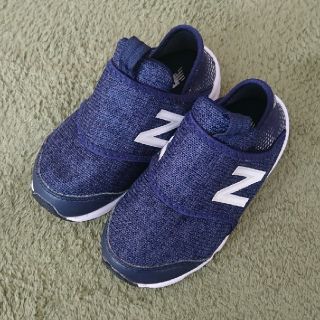 ニューバランス(New Balance)のニューバランス スリッポン 15センチ ネイビー(スニーカー)