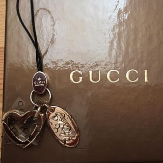 グッチ(Gucci)のYoox2016様専用 GUCCI ハートストラップ (ストラップ/イヤホンジャック)