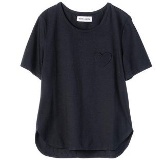 ミュベールワーク(MUVEIL WORK)の【試着のみ】MUVEIL WORK ミュベールワーク ハートパッチTシャツ(Tシャツ(半袖/袖なし))