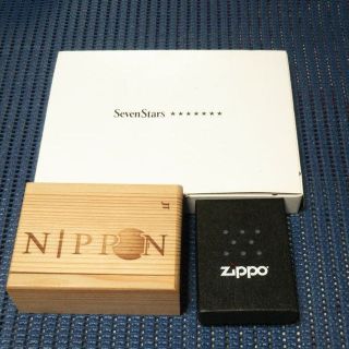 ジッポー(ZIPPO)の未使用 セブンスター　ジッポー、灰皿セット　SevenStar Zippo 新品(タバコグッズ)