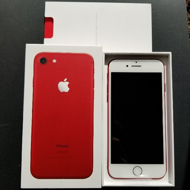 一番人気物 Apple SIMフリー RED PRODUCT 128GB 【新品未使用】iPhone7