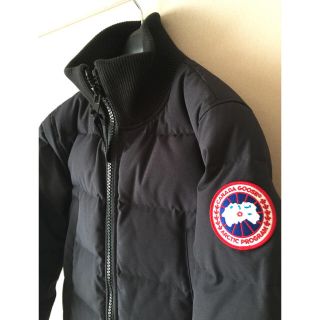 カナダグース(CANADA GOOSE)の限定値下げ カナダグース  ウールフォード ネイビー S 美品!(ダウンジャケット)