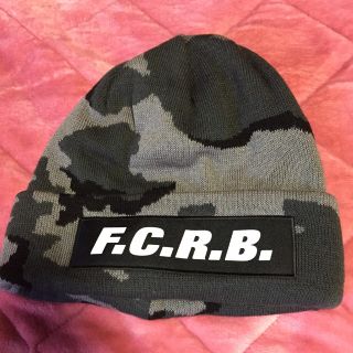 エフシーアールビー(F.C.R.B.)の定価以下 fcrb F.C.R.B 新品 ニット帽 迷彩 ブラック ナイキ(ニット帽/ビーニー)