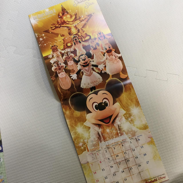 Disney(ディズニー)のカレンダー インテリア/住まい/日用品の文房具(カレンダー/スケジュール)の商品写真