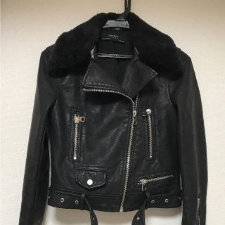 ザラ(ZARA)の【ZARA】ライダースジャケット(ライダースジャケット)