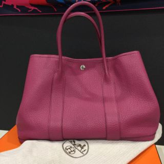 エルメス(Hermes)のエルメス ガーデンパーティー  トスカ PM 36(トートバッグ)