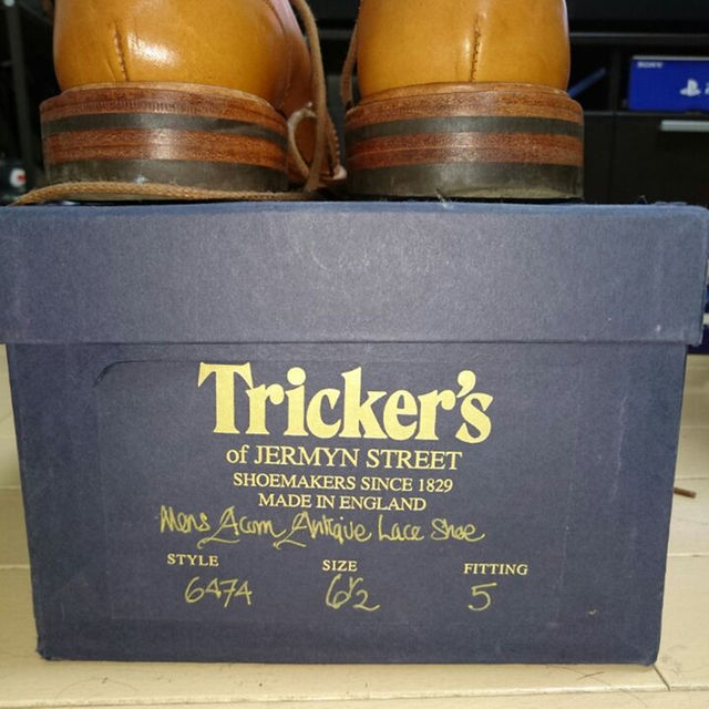 Trickers(トリッカーズ)のトリッカーズ モンキーシューズ エーコンアンティーク サイズ6.5 ウィズ5 メンズの靴/シューズ(ドレス/ビジネス)の商品写真