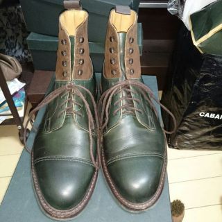 クロケットアンドジョーンズ(Crockett&Jones)のクロケット&ジョーンズ keswick ラスト325 6.5 E グリーン(ブーツ)