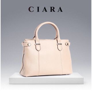 エヌナチュラルビューティーベーシック(N.Natural beauty basic)の★CIARA★ベージュ★レザー牛革バッグ★新品未使用★(トートバッグ)