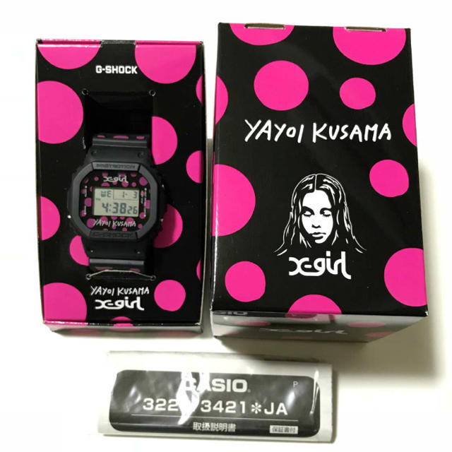 【新品】X-girl エックスガール × 草間彌生× G-SHOCK Gショック