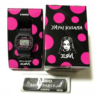 エックスガール(X-girl)の【新品】X-girl エックスガール × 草間彌生× G-SHOCK Gショック(腕時計)