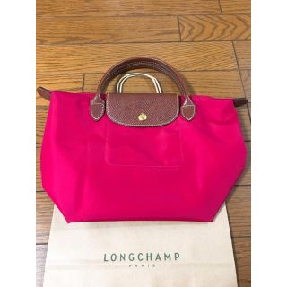 ロンシャン(LONGCHAMP)の【tomomooさん専用】【美品】longchamp/ RED GARANCE(ハンドバッグ)