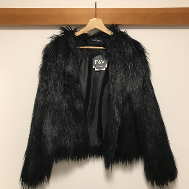 FIG&VIPER(フィグアンドヴァイパー)のFIG&VIPER カラスファーコート レディースのジャケット/アウター(毛皮/ファーコート)の商品写真