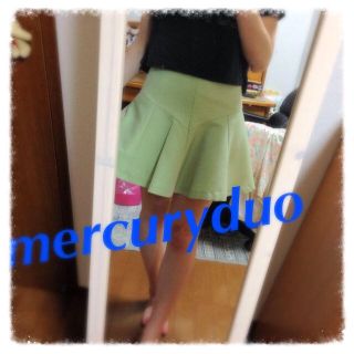 マーキュリーデュオ(MERCURYDUO)のmercuryduo♡ヘムフレアスカート(ミニスカート)