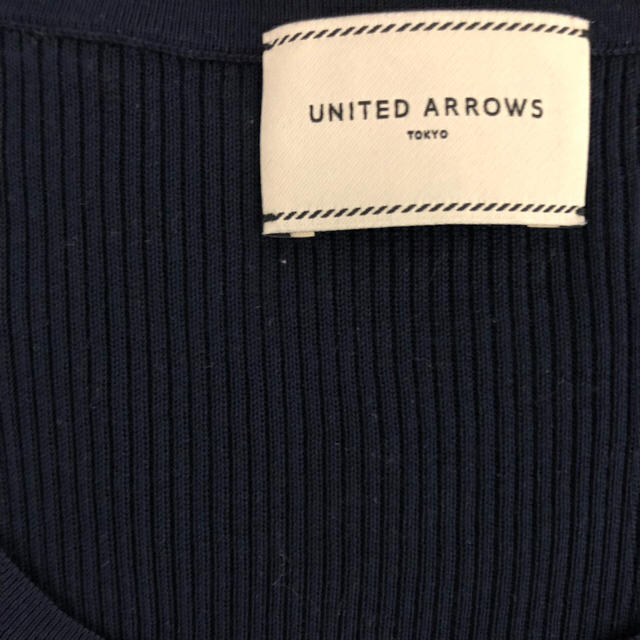 UNITED ARROWS(ユナイテッドアローズ)の【今期新品】シルクリブニット レディースのトップス(ニット/セーター)の商品写真