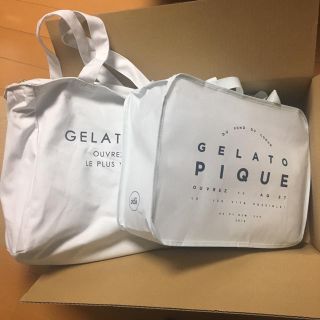 ジェラートピケ(gelato pique)の2個セット 新品 gelato pique 2018 福袋 ジェラートピケ(ルームウェア)