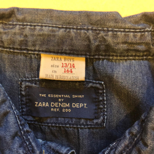 ZARA(ザラ)の専用ZARA kids デニムシャツ キッズ/ベビー/マタニティのキッズ服男の子用(90cm~)(ブラウス)の商品写真