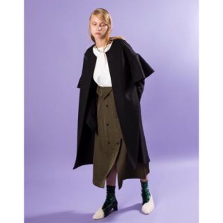 OSMOSIS - osmosis フリルコートの通販 by huey's shop|オズモーシス
