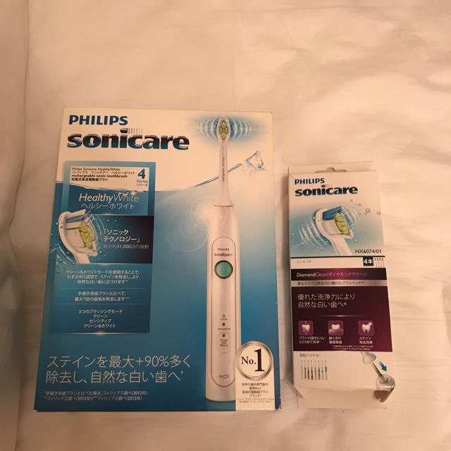 PHILIPS(フィリップス)のソニッケアー ヘルシーホワイト 音波式電動歯ブラシ スマホ/家電/カメラの美容/健康(電動歯ブラシ)の商品写真