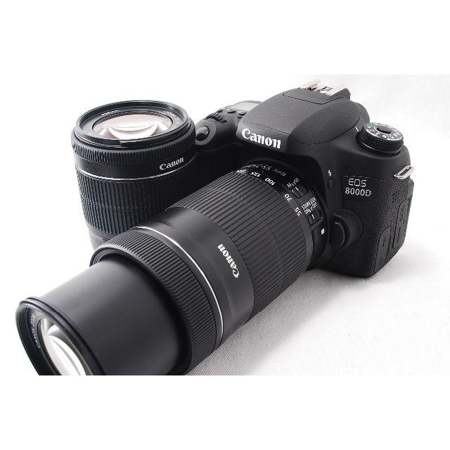 Canon - SDカード&カメラバッグ Canon EOS 8000D　ダブルレンズキット