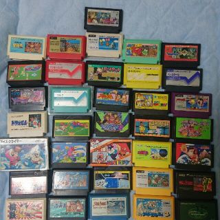 ファミコンカセット×36(家庭用ゲームソフト)