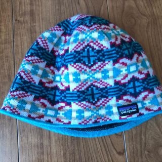 パタゴニア(patagonia)のパタゴニア キッズ  ニット帽 美品(帽子)