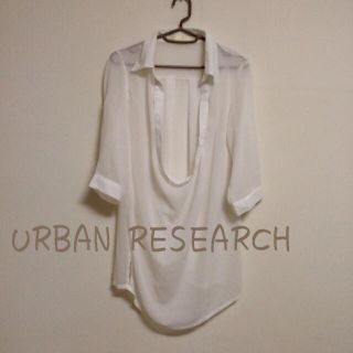 アーバンリサーチ(URBAN RESEARCH)のUR ドレープシャツ 値下げ(シャツ/ブラウス(長袖/七分))