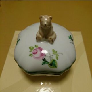 ヘレンド(Herend)の【まり苺様専用】[HEREND]ウィーンのバラボンボン入れ(小物入れ)