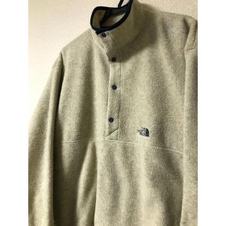 ザノースフェイス(THE NORTH FACE)の☆ アイボリー ノースフェイス スナップ T フリース ☆(スウェット)