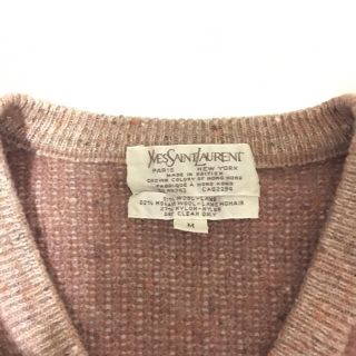 サンローラン(Saint Laurent)の70s Yves Saint Laurent Vneck Knit ヴィンテージ(ニット/セーター)