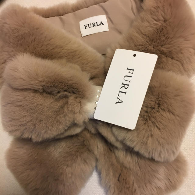 Furla(フルラ)の12月購入フルラリボンファーマフラー レディースのファッション小物(マフラー/ショール)の商品写真