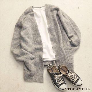 トゥデイフル(TODAYFUL)のりんご様専用 TODAYFUL 2016AW アルパカニットカーディガン(カーディガン)