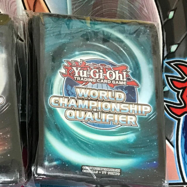 遊戯王WCQスリーブ 青緑 新品 未開封 | フリマアプリ ラクマ