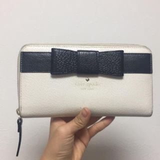 ケイトスペードニューヨーク(kate spade new york)の【ケイトスペード】リボン バイカラー 財布(財布)